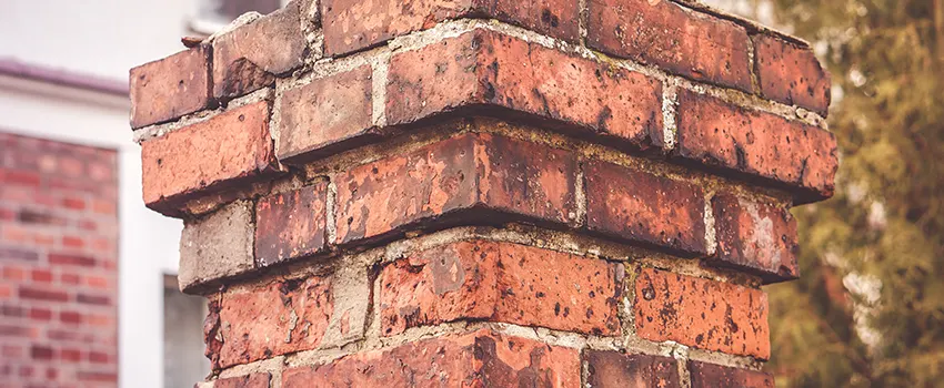Cracked Chimney Bricks Repair Cost in Starkville, Mississippi