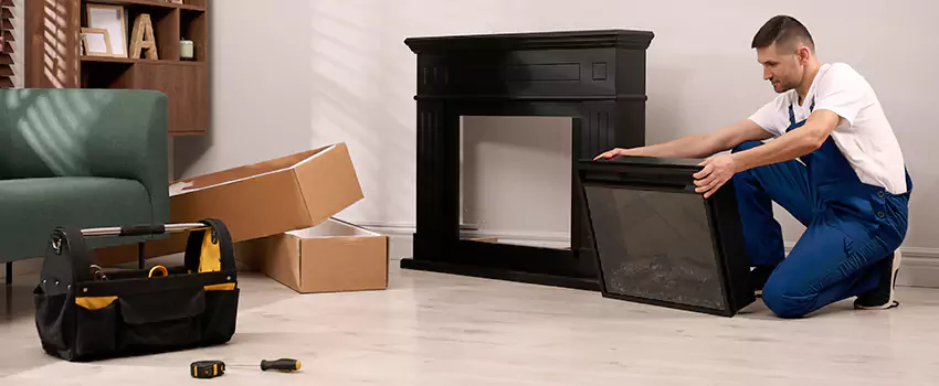 Old Rusted Metal Fireplace Repair And Replacement in Starkville, MS