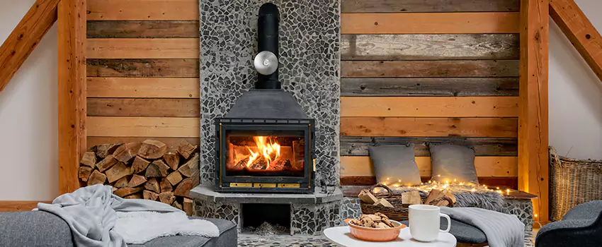 Thelin Hearth Products Direct Vent Gas Stove Fireplace Inspection in Starkville, Mississippi